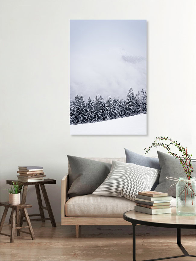 Winter in den Alpen, Deutschland – Fotokunst von Martin Wasilewski als Poster oder Acrylglasbild