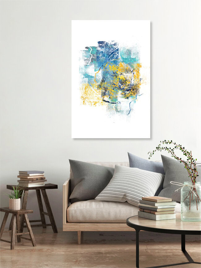 'Nature Regrowth - Abstract Painting V' – Wall Art by Artenyo _ as Poster or Acrylic Glass Print