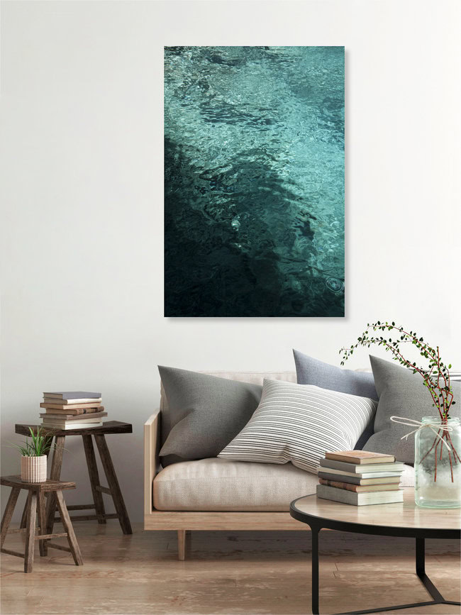 Shades of Water, Greece – wall art by Studio Na.hili as Poster or Acrylic Glass Print