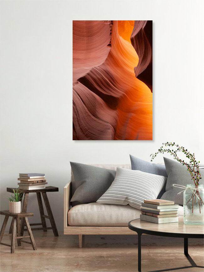 Antelope Canyon, Vereinigte Staaten – Fotokunst von Thomas Hammer als Poster oder Acrylglasbild