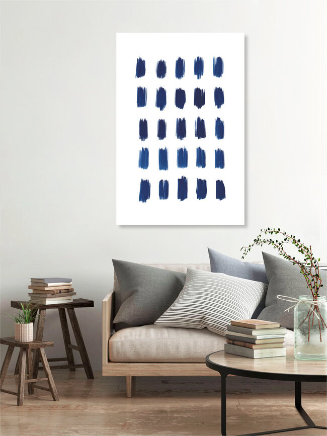 Wandbild 'Abstract Brushstrokes No. 6' – Kunst von Cristina Chivu als Poster oder Acrylglasbild