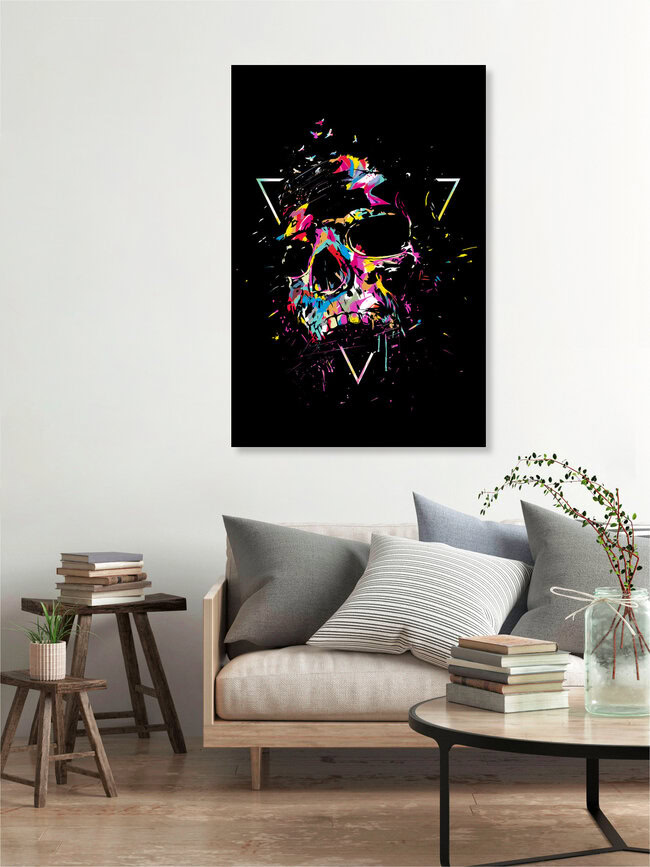 Wandbild 'Skull X' – Kunst von Balazs Solti als Poster oder Acrylglasbild