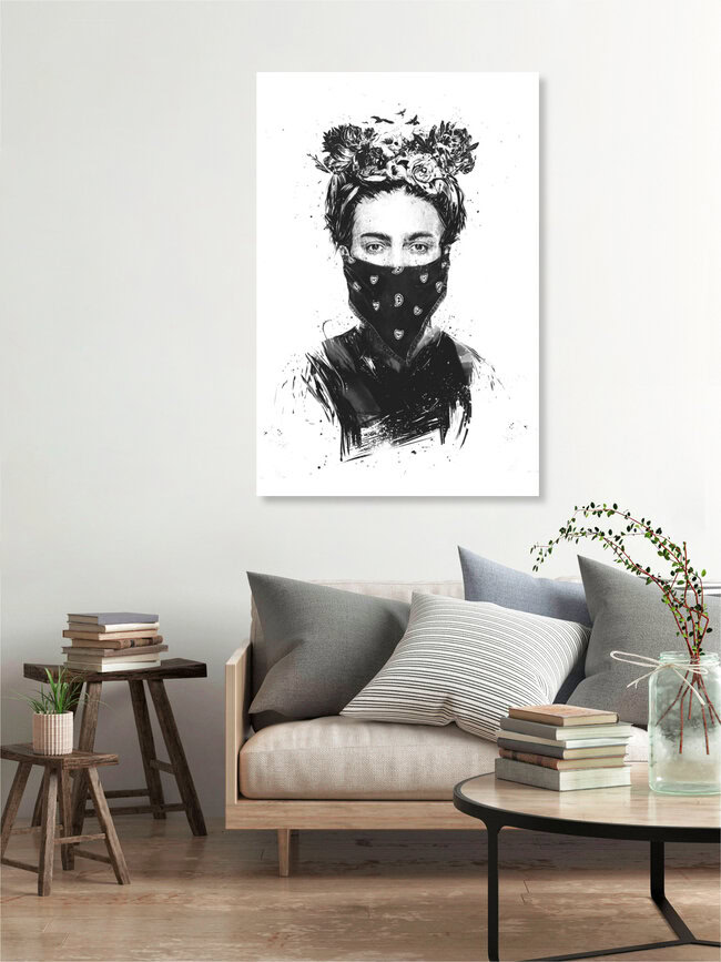 'Rebel girl' – Wall Art by Balazs Solti as Poster or Acrylic Glass Print