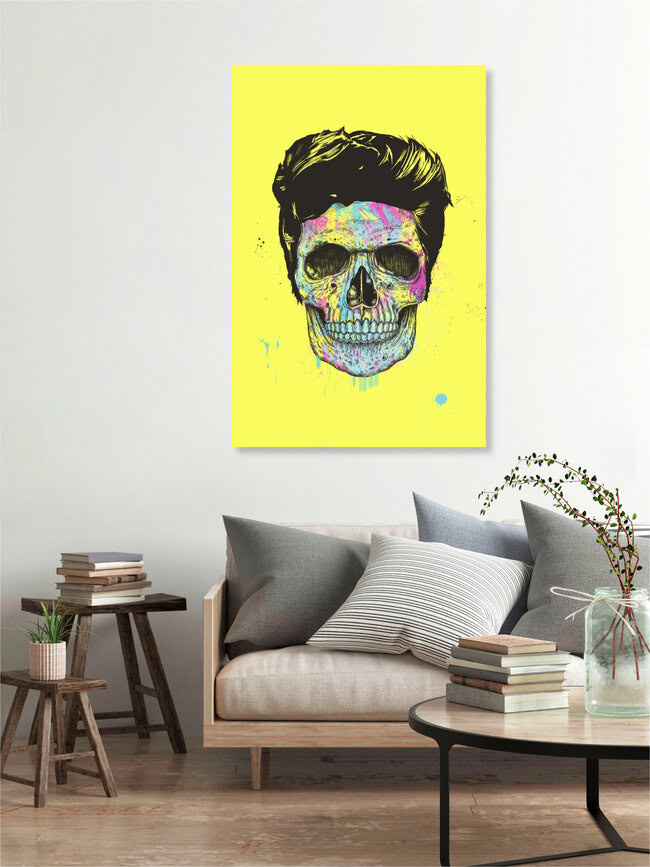 Wandbild 'Colour your skull' – Kunst von Balazs Solti als Poster oder Acrylglasbild