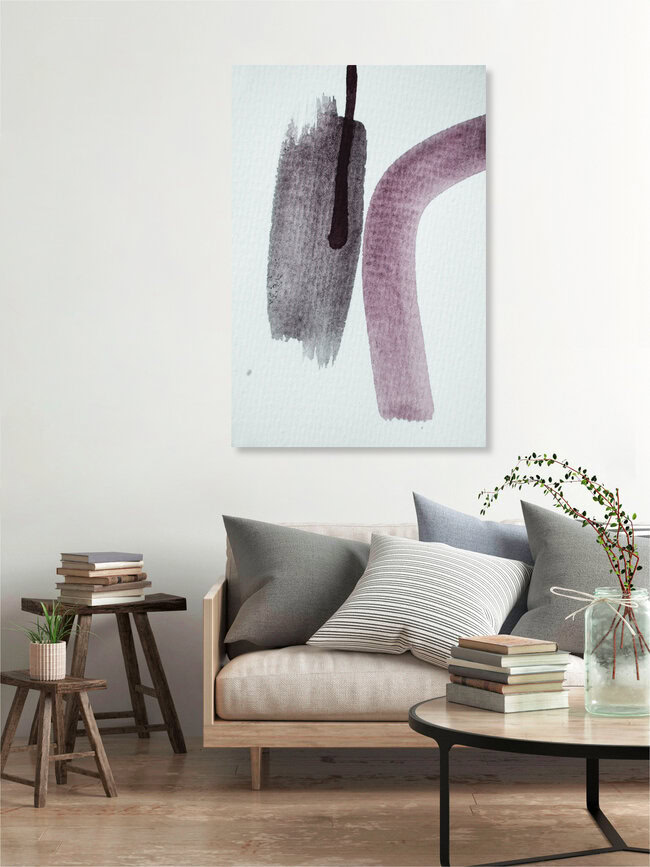 Wandbild 'Aquarelle Meets Pencil - Nude and Earth' – Kunst von Studio Na.hili als Poster oder Acrylglasbild