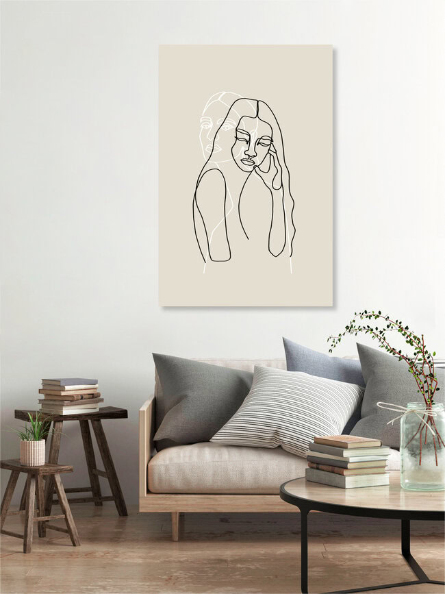 'Alma & Wanda' – Wall Art by Julia Hariri as Poster or Acrylic Glass Print