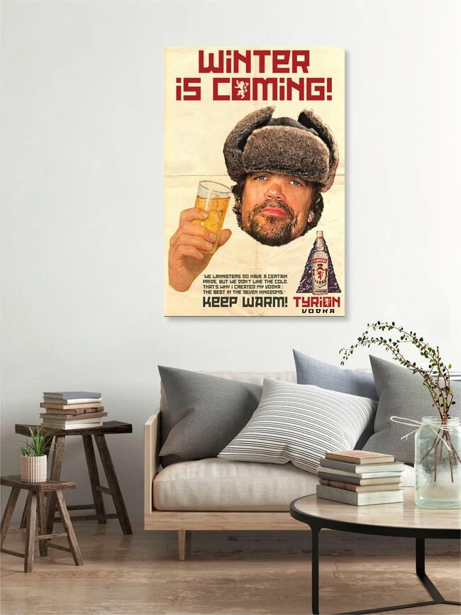 Wandbild 'Winter is coming' – Kunst von David Redon als Poster oder Acrylglasbild