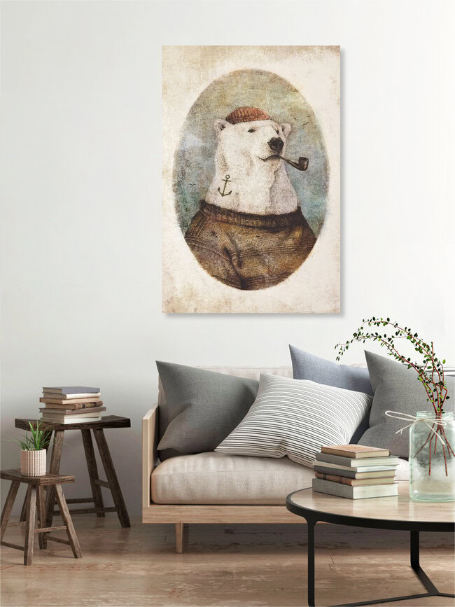 'Onto the Shore' – Wall Art by Mike Koubou as Poster or Acrylic Glass Print