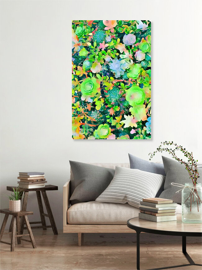 'The Desert Works Constantly To Forbid It, But The Cactus Blooms Anyway' – Wall Art by Uma Gokhale as Poster or Acrylic Glass Print