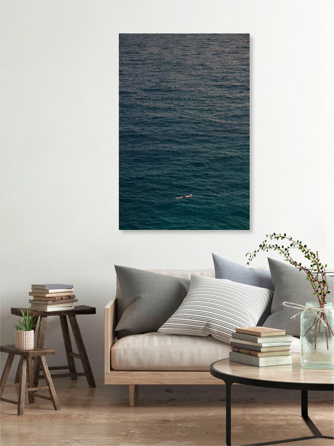 Deep Ocean Solitude, Türkei – Fotokunst von AJ Schokora als Poster oder Acrylglasbild