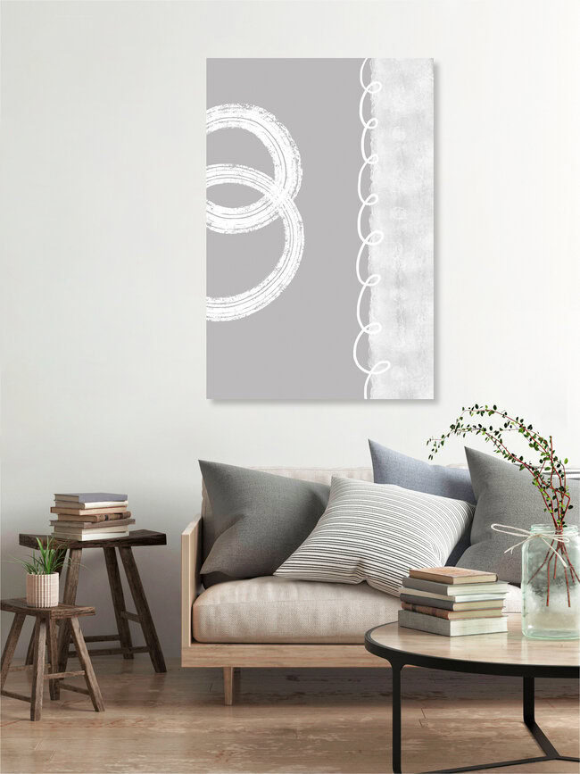 Abstract Painting No 10 TOGETHERNESS, Germany – wall art by Melanie Viola as Poster or Acrylic Glass Print