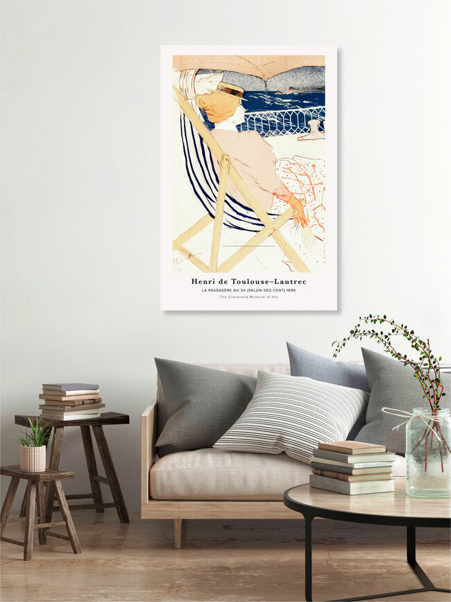 'La Passagère Du 54 by Henri Toulouse-Lautrec' – Wall Art by Art Classics as Poster or Acrylic Glass Print