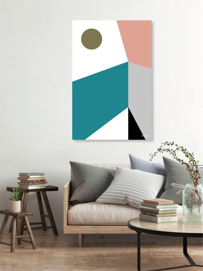'ELEMENTARY SHAPES' – Wall Art by Atelier Posters as Poster or Acrylic Glass Print
