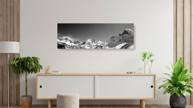 Himalaya - Machapuchre Panorama, Nepal – wall art by Marco Entchev as Poster or Acrylic Glass Print