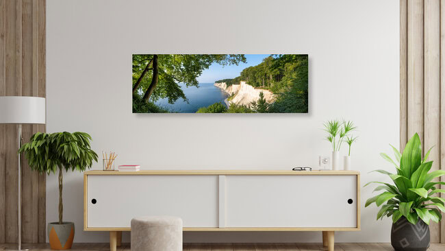 Kalkfelsen im Jasmund Nationalpark auf der Insel Rügen, Deutschland – Fotokunst von Jan Becke als Poster oder Acrylglasbild