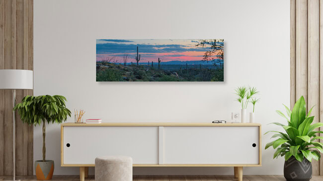 Wild West Sunset, Vereinigte Staaten – Fotokunst von Marc Rasmus als Poster oder Acrylglasbild