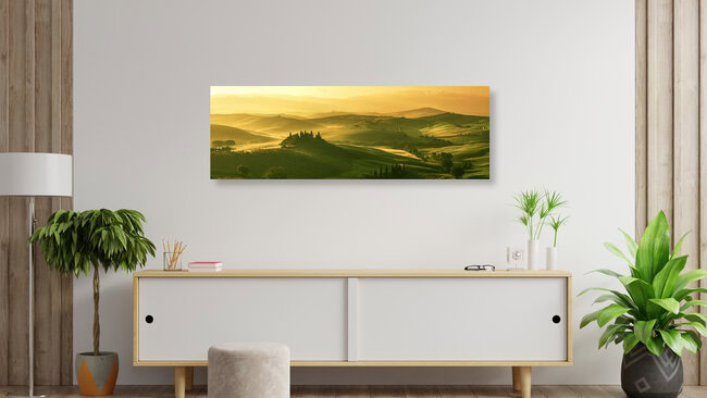 Tuscany Landscape, Italy – wall art by Jean Claude Castor as Poster or Acrylic Glass Print