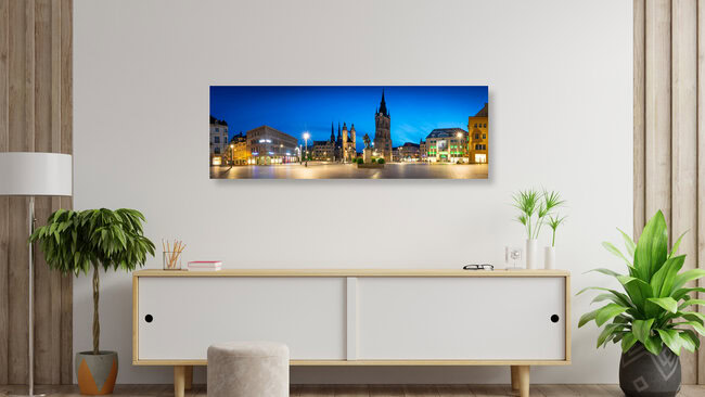 Halle-Saale Panorama, Germany – wall art by Martin Wasilewski as Poster or Acrylic Glass Print
