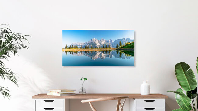 Wilder Kaiser in Tirol, Österreich – Fotokunst von Achim Thomae als Poster oder Acrylglasbild