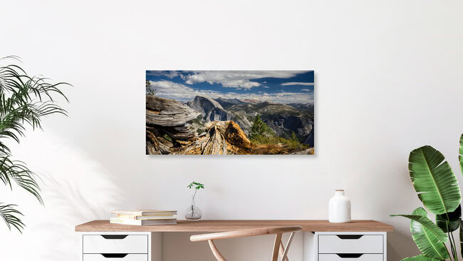 Half Dome, Vereinigte Staaten – Fotokunst von Ana Fieres als Poster oder Acrylglasbild