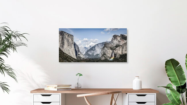 RAINBOW WATERFALL, Vereinigte Staaten – Fotokunst von Andreas Adams als Poster oder Acrylglasbild