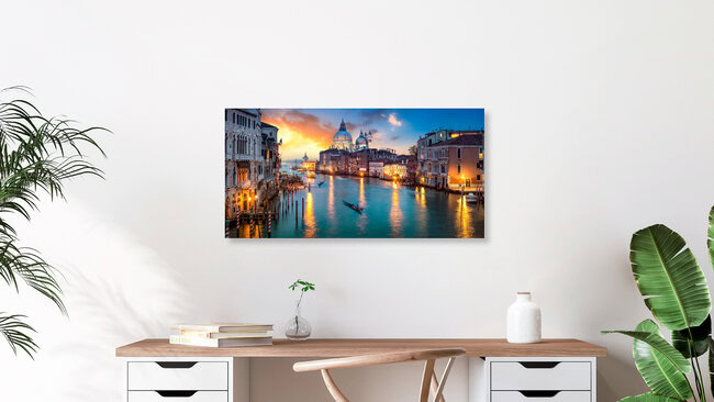 Canal Grande in Venedig Italien, Italien – Fotokunst von Jan Becke als Poster oder Acrylglasbild