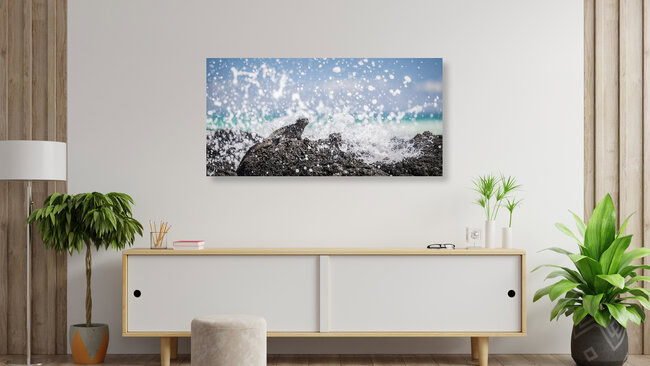 SPLASH!, Ecuador – Fotokunst von Andreas Adams als Poster oder Acrylglasbild