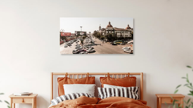 Yangon, Myanmar – Fotokunst von Sebastian Rost als Poster oder Acrylglasbild