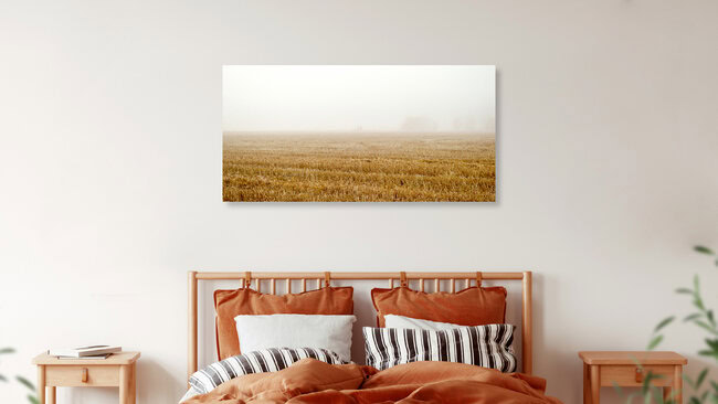 Misty Humans, Sweden – wall art by Karl Johansson as Poster or Acrylic Glass Print