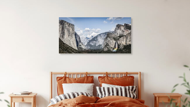 RAINBOW WATERFALL, Vereinigte Staaten – Fotokunst von Andreas Adams als Poster oder Acrylglasbild