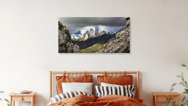 Geislergroup in the Dolomites, Italy – wall art by Valentin Pfeifhofer as Poster or Acrylic Glass Print
