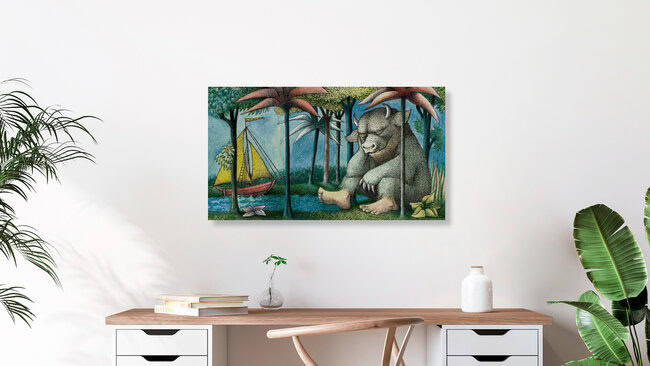 Wandbild 'Wo die wilden Kerle wohnen 10' – Kunst von Vintage Collection als Poster oder Acrylglasbild