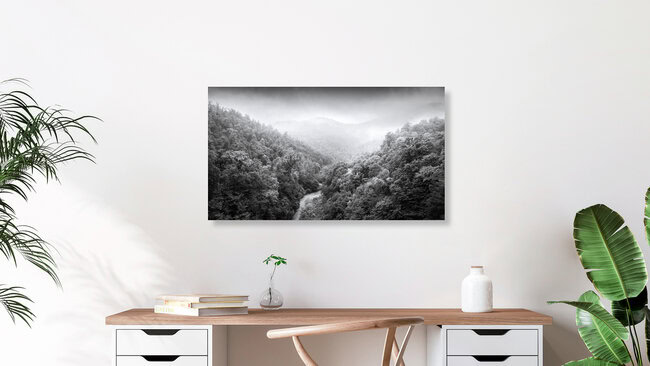 Verborgene Landschaft, Aserbaidschan – Fotokunst von Tillmann Konrad als Poster oder Acrylglasbild
