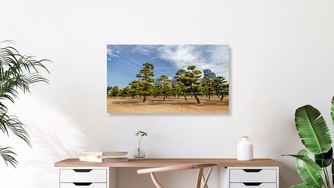 Marunouchi Skyline (Tokyo), Japan – Fotokunst von Jörg Faißt als Poster oder Acrylglasbild