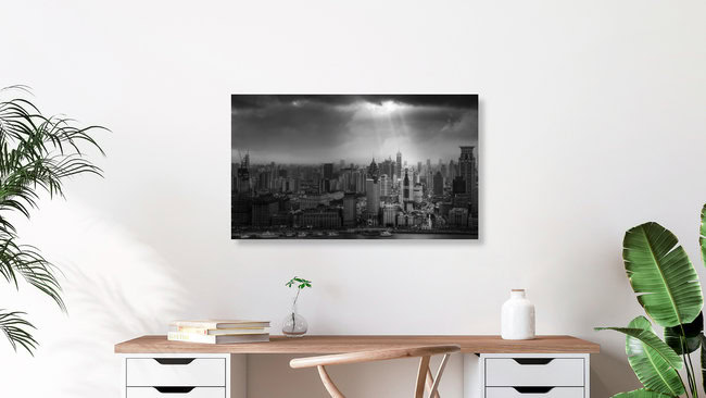 shaft of light, China – Fotokunst von Rob Smith als Poster oder Acrylglasbild