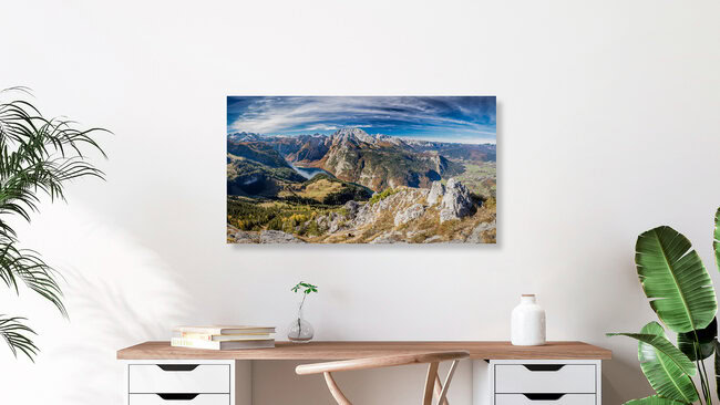 Der Watzmann, Deutschland – Fotokunst von Markus Van Hauten als Poster oder Acrylglasbild