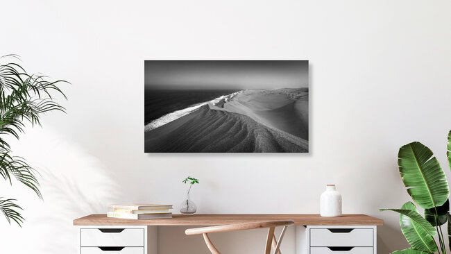 The long wall - Sandwich Harbor, Namibia – wall art by Dennis Wehrmann as Poster or Acrylic Glass Print