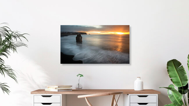 Sunrise Dyrhòlaey Iceland – 2016, Iceland Posters – wall art by Dennis Wehrmann as Poster or Acrylic Glass Print