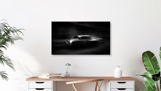 Cruising Havana nights, Kuba – Fotokunst von Tillmann Konrad als Poster oder Acrylglasbild
