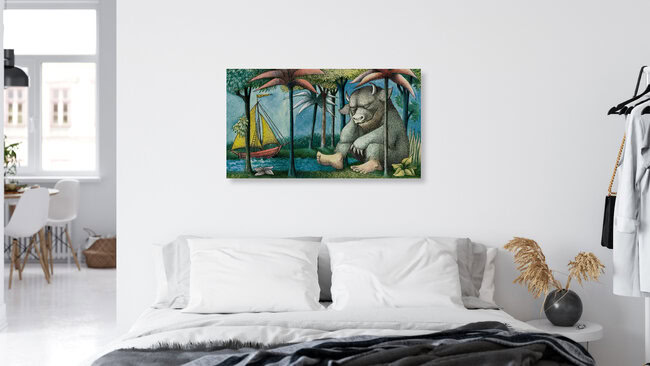 Wandbild 'Wo die wilden Kerle wohnen 10' – Kunst von Vintage Collection als Poster oder Acrylglasbild