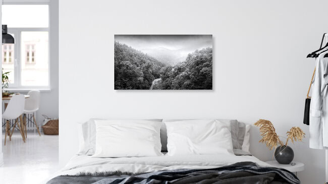 Verborgene Landschaft, Aserbaidschan – Fotokunst von Tillmann Konrad als Poster oder Acrylglasbild