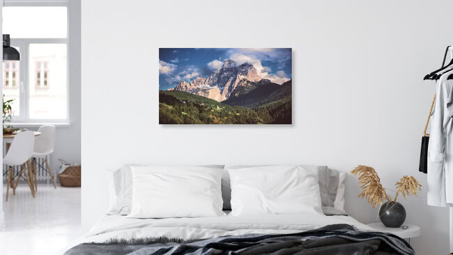 Monte Pelmo in the Dolomites Panorama, Italy – wall art by Jean Claude Castor as Poster or Acrylic Glass Print