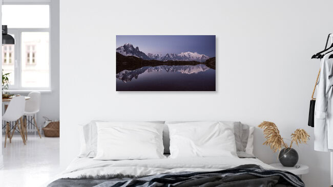 MontBlanc Panorama, France – wall art by Jordi Saragossa as Poster or Acrylic Glass Print