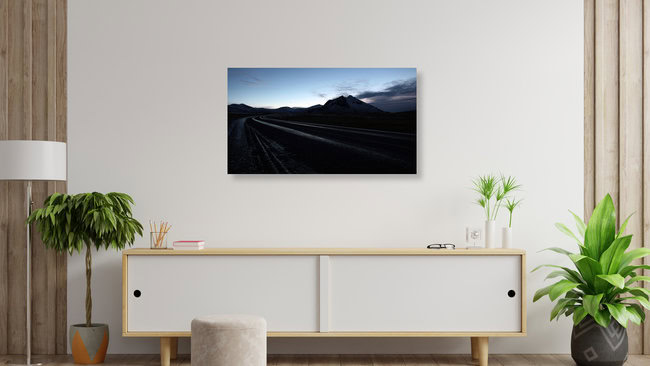 First lines of light, Island – Fotokunst von Thomas Lehn als Poster oder Acrylglasbild
