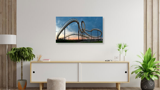 Tiger & Turtle – Magic Mountain, Deutschland – Fotokunst von Volker Benksch als Poster oder Acrylglasbild
