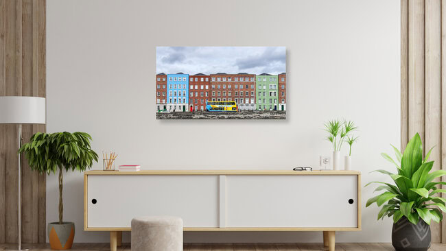 Fassade, Irland – Fotokunst von Bernd Schätzel als Poster oder Acrylglasbild