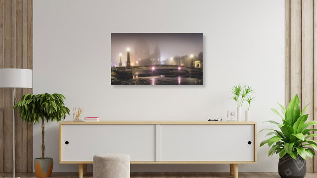Foggy Berlin Cathedral, Germany – wall art by Ronny Behnert as Poster or Acrylic Glass Print