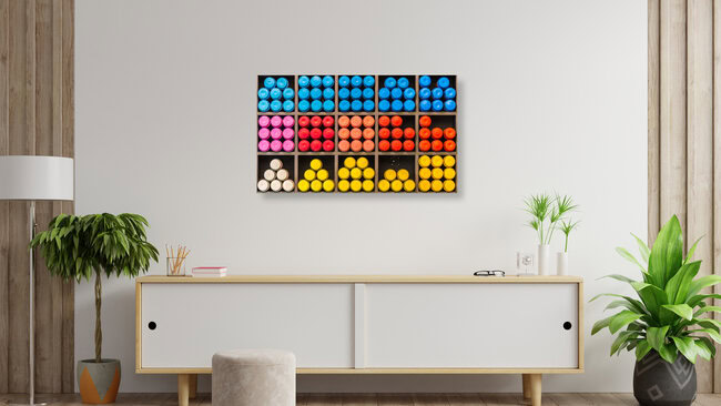 Beim Farbenhändler, (country) – wall art by Stephan Rückert as Poster or Acrylic Glass Print