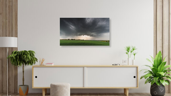 Aufziehende Gewitterzelle, Germany – wall art by Ronny Behnert as Poster or Acrylic Glass Print