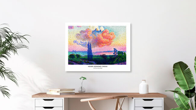'Henri-Edmond Cross: The Pink Cloud - exhibition poster' – Wall Art by Art Classics as Poster or Acrylic Glass Print